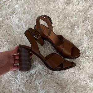 Brown Leather Heels
